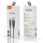 Kabel USB iPhone Lightning 1.2m czarny VIDVIE CB491 2.4A
